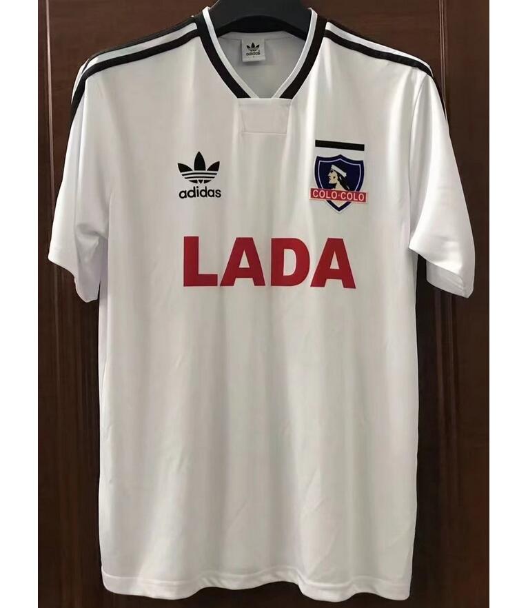 1991 Colo-Colo Retro Home White Soccer Jersey Shirt